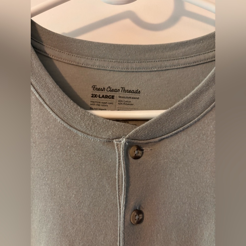 Fresh Clean Threads Henley - Picture 3 of 3